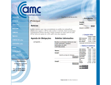 Tablet Screenshot of contabilidadeamc.com.br